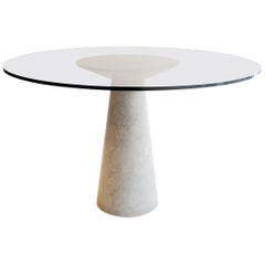 Round Dining Table by Angelo Mangiarotti, circa 1970, Italy