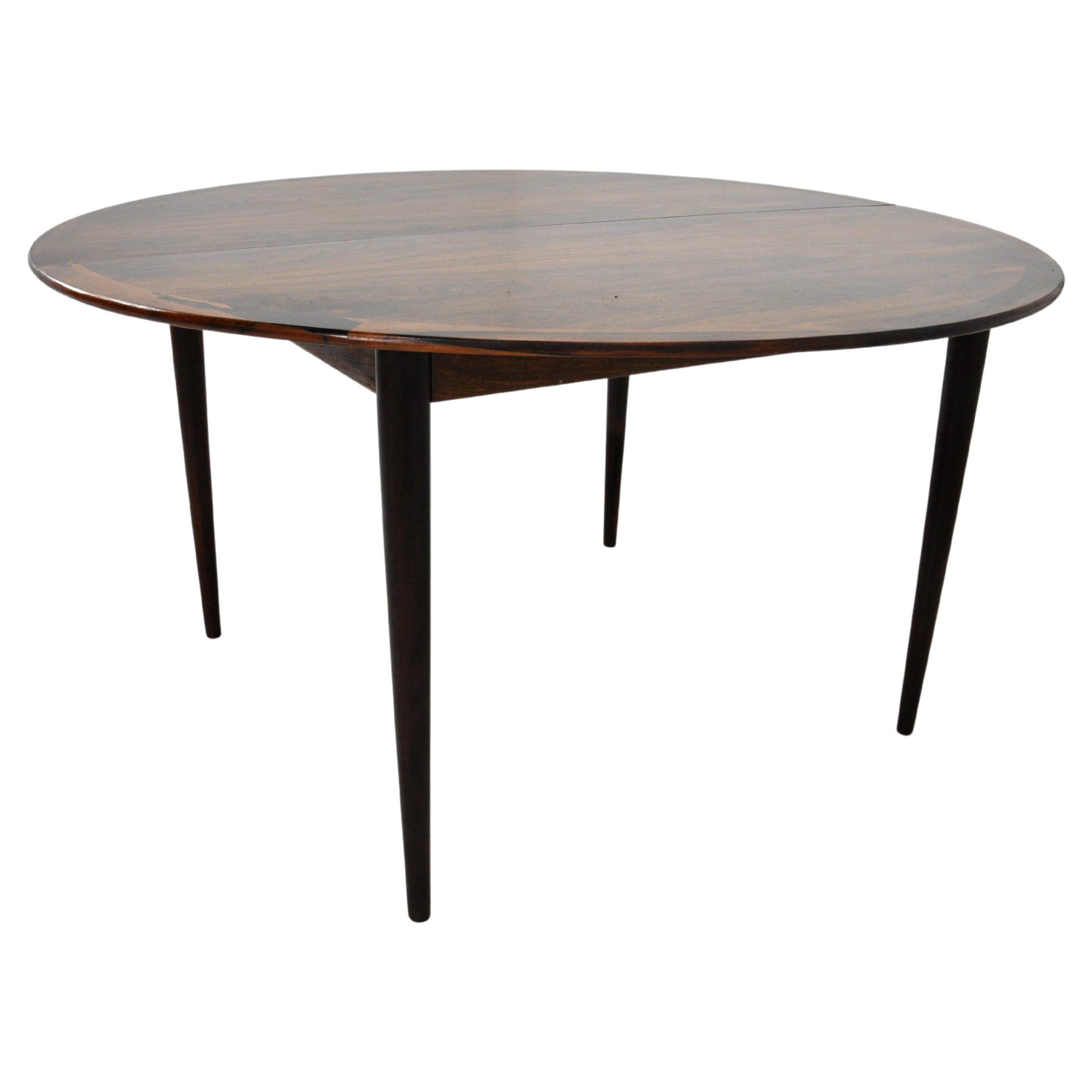 Table de salle à manger ronde de Grete Jalk pour CJ Rosengaarden, années 1960