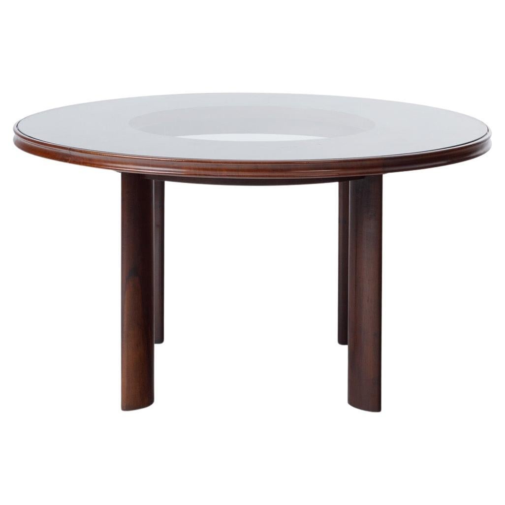 Round Dining Table by Joaquim Tenreiro, Mid-Century Modern Brazilian, 1955