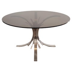Round Dining Table by Maria Pergay, France, 1970s