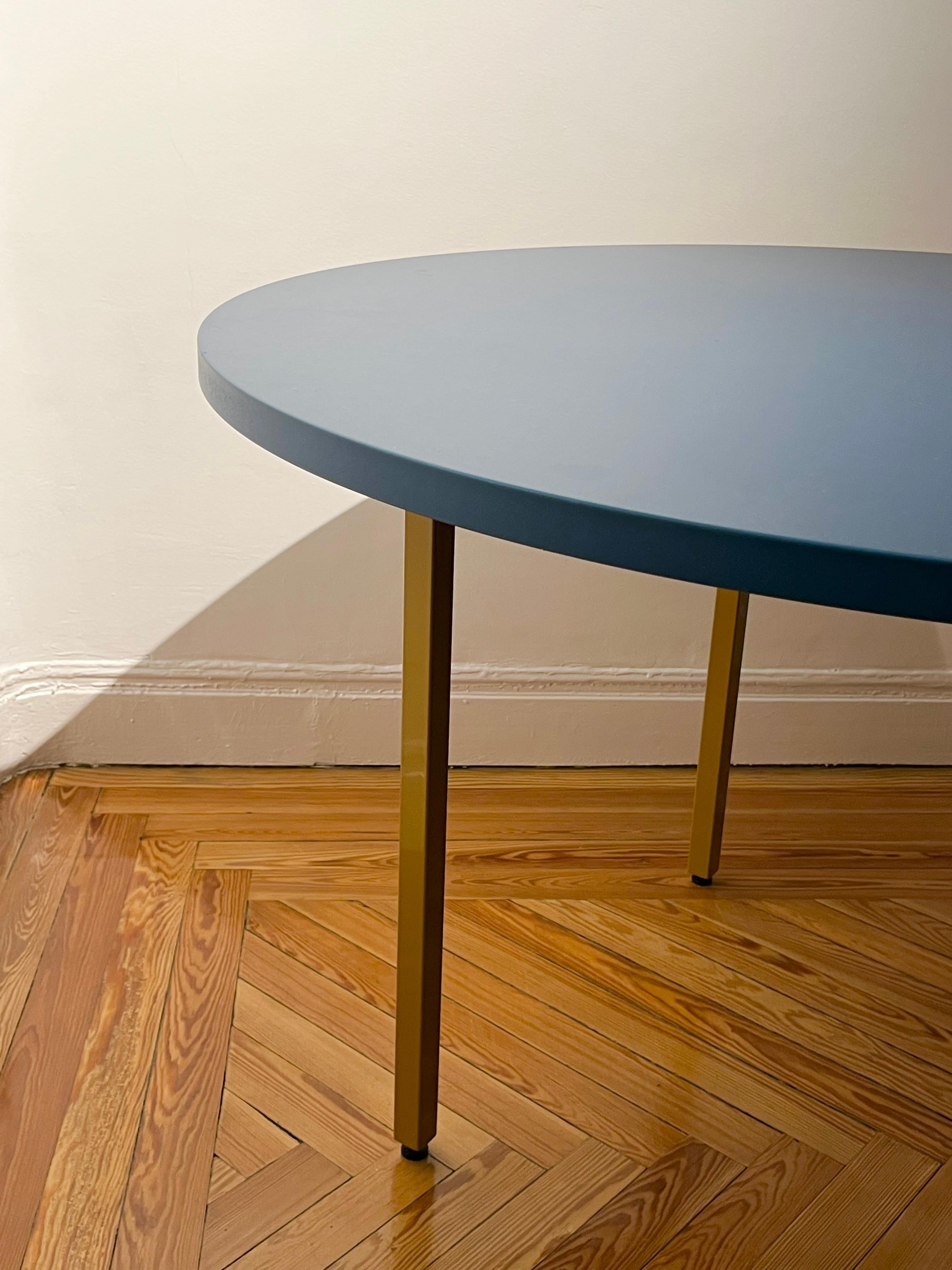 Minimalist Round Dining Table by Muller Van Severen x HAY