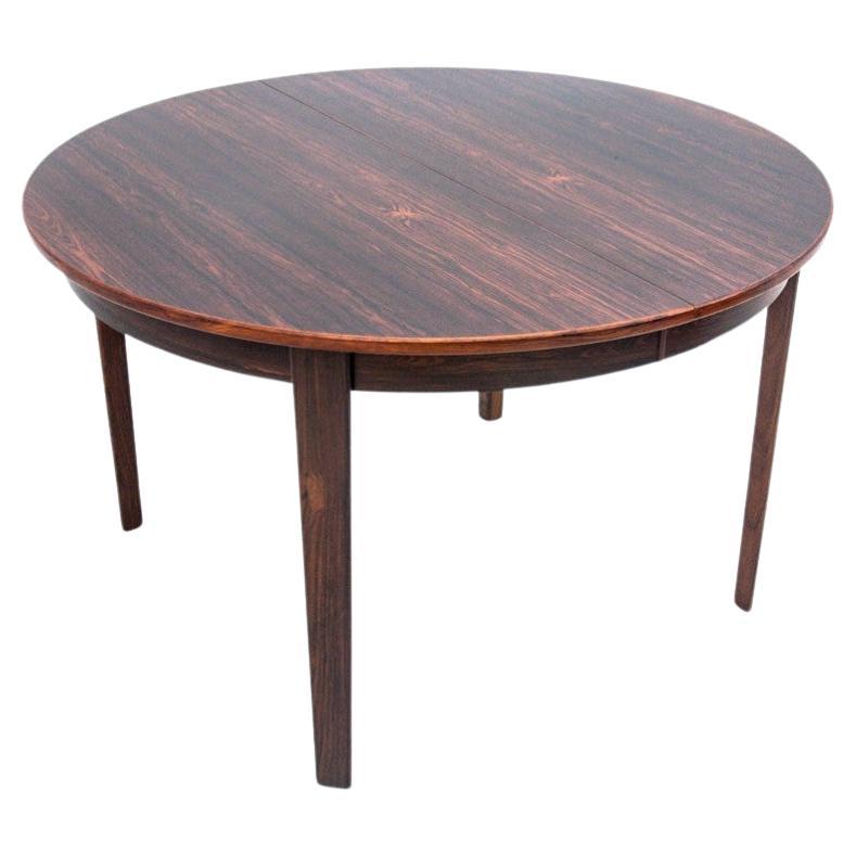 Round dining table, Denmark, 1960s.