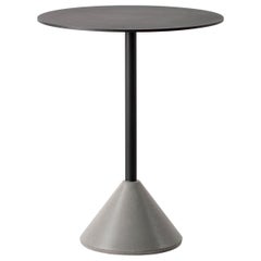 Round Dining Table 'DING' Made of Concrete and Aluminum 'Black'