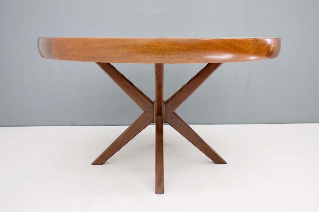 Brazilian Round Dining Table from Brazil, 1960s For Sale