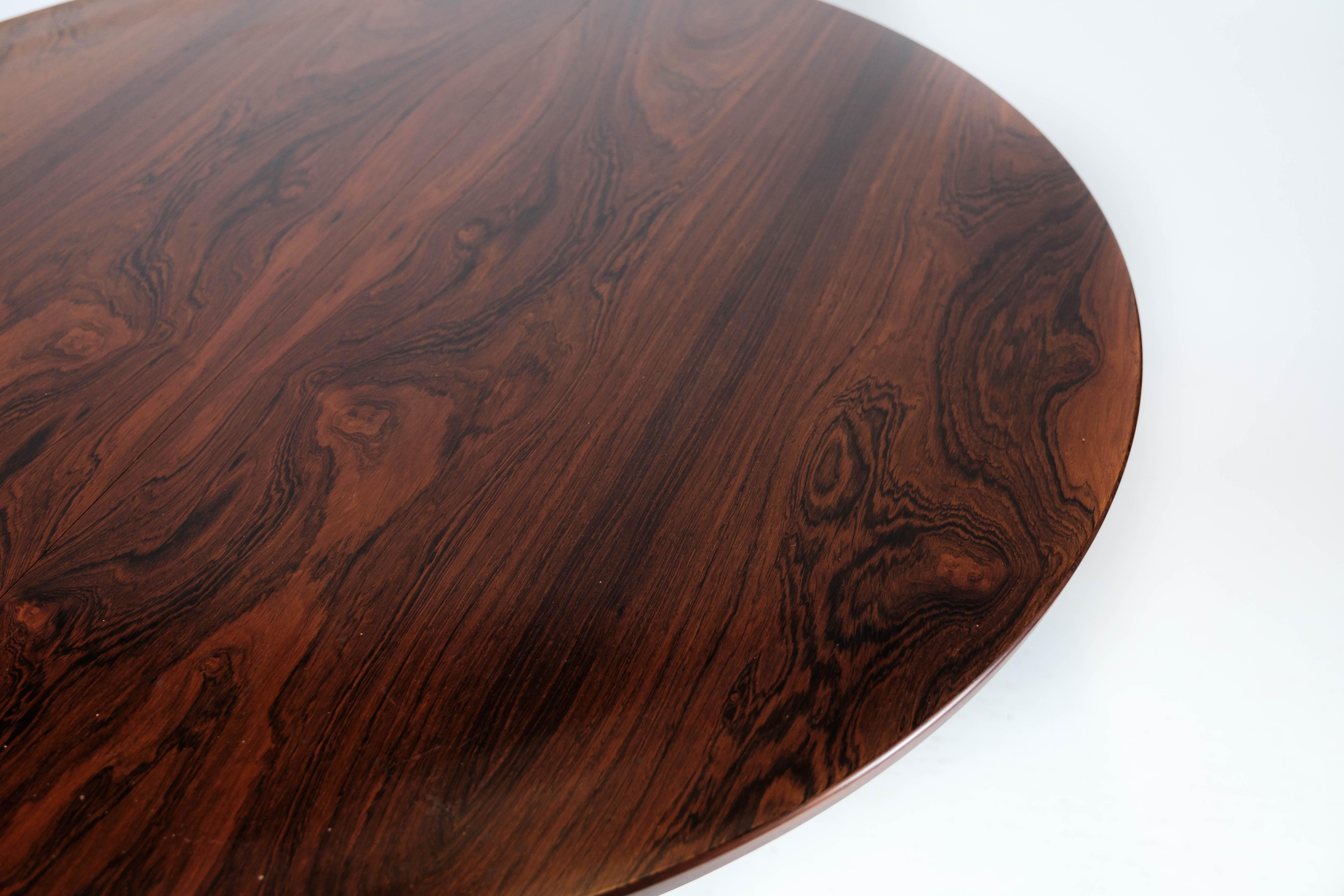 Round Dining Table in Rosewood of Danish Design from the 1960s 1