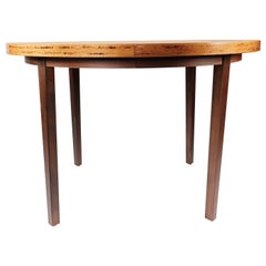 Round Dining Table in Rosewood of Swedish Design, 1960s