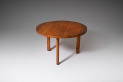 Round Dining Table in Solid Elm