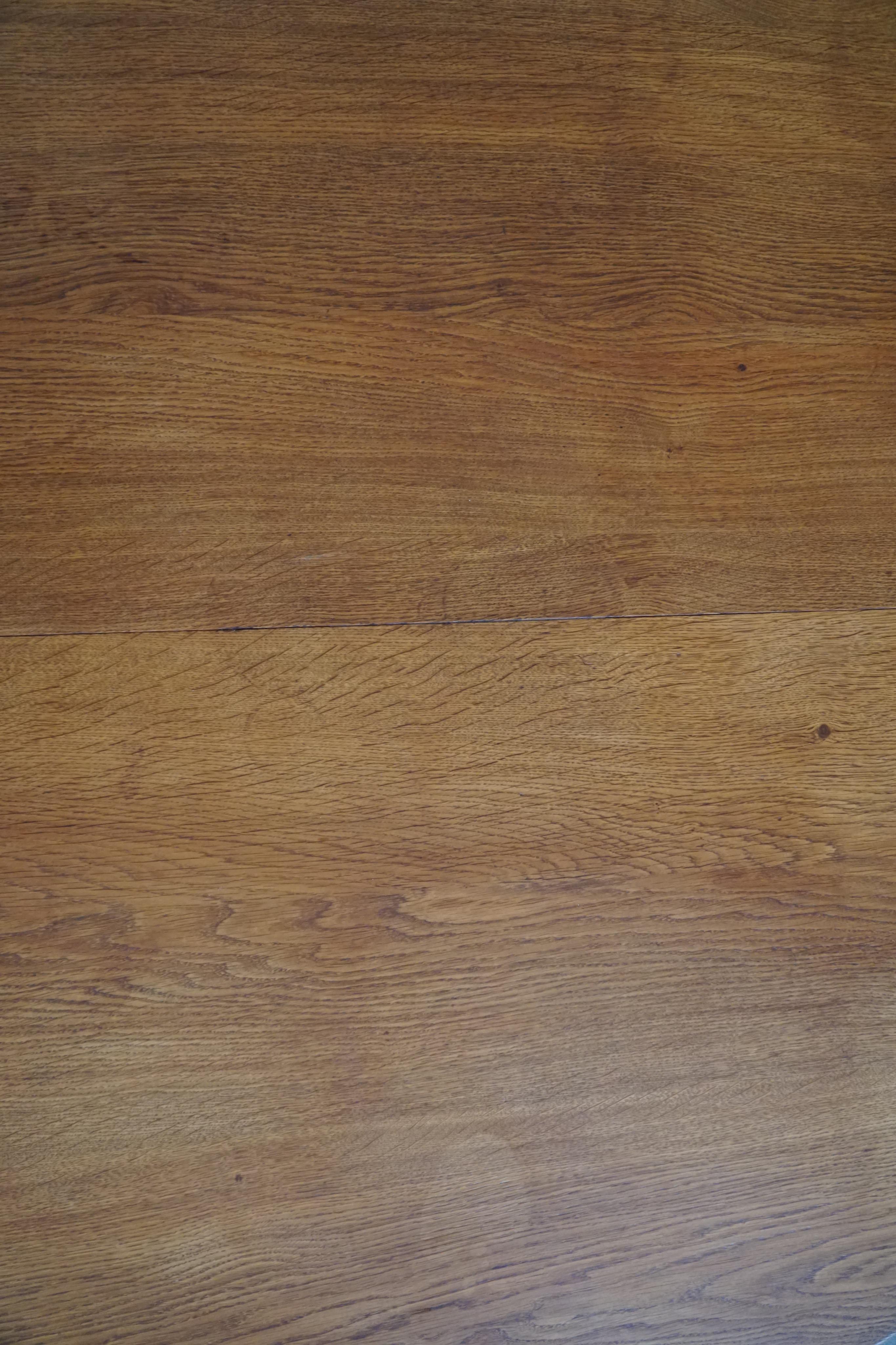 Round Dining Table in Solid Oak with Two Extensions, Danish Mid-Century, 1960s 6