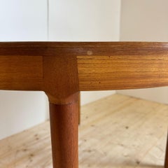 Round dining table in teak, Denmark 1960s