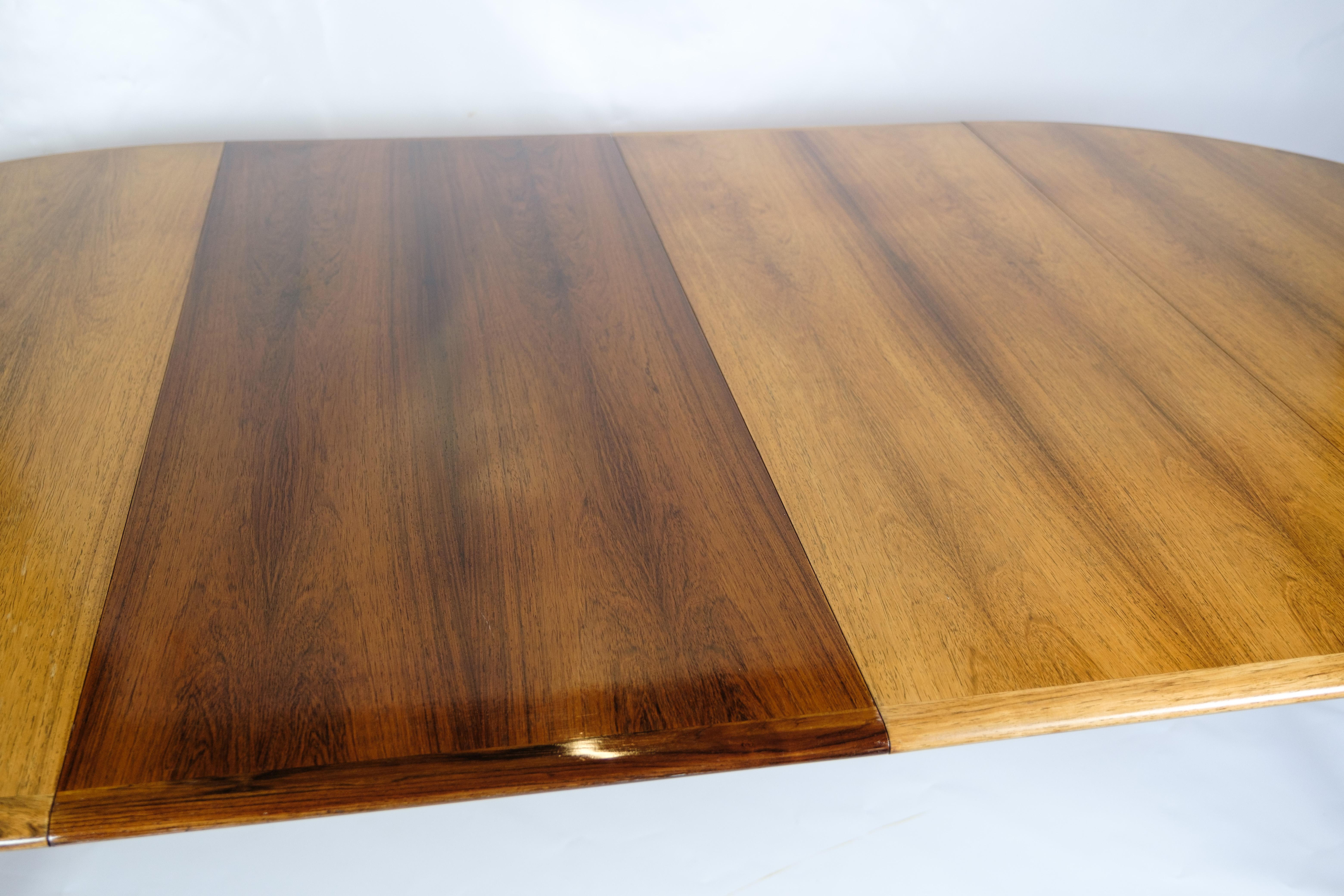 Round Dining Table Made In Rosewood By Arne Vodder From 1960s For Sale 6