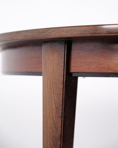 Round Dining Table Model 55 In Rosewood By Gunni Omann For Omann Jun Møbelfabrik