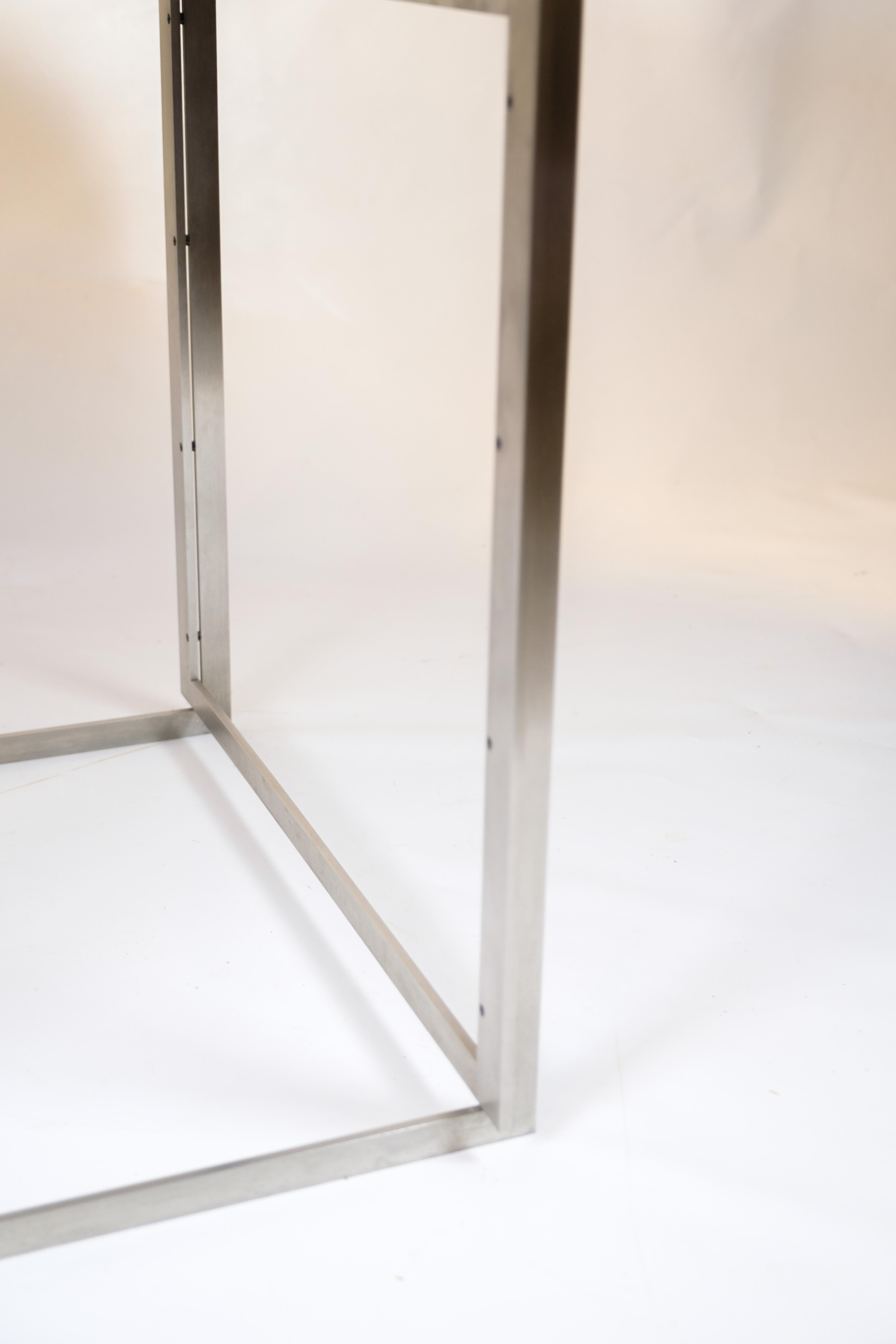 Mid-20th Century Round Dining Table Model PK54 In Rolled White Marble By Poul Kjærholm From 1963s For Sale