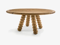 Round dining table Riva 1920 Bric Design Mario Bellini - 160 cm 63 inch