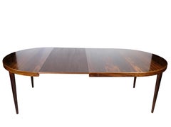Round Dining Table, Rosewood, Omann Junior, Danish Design, 1960