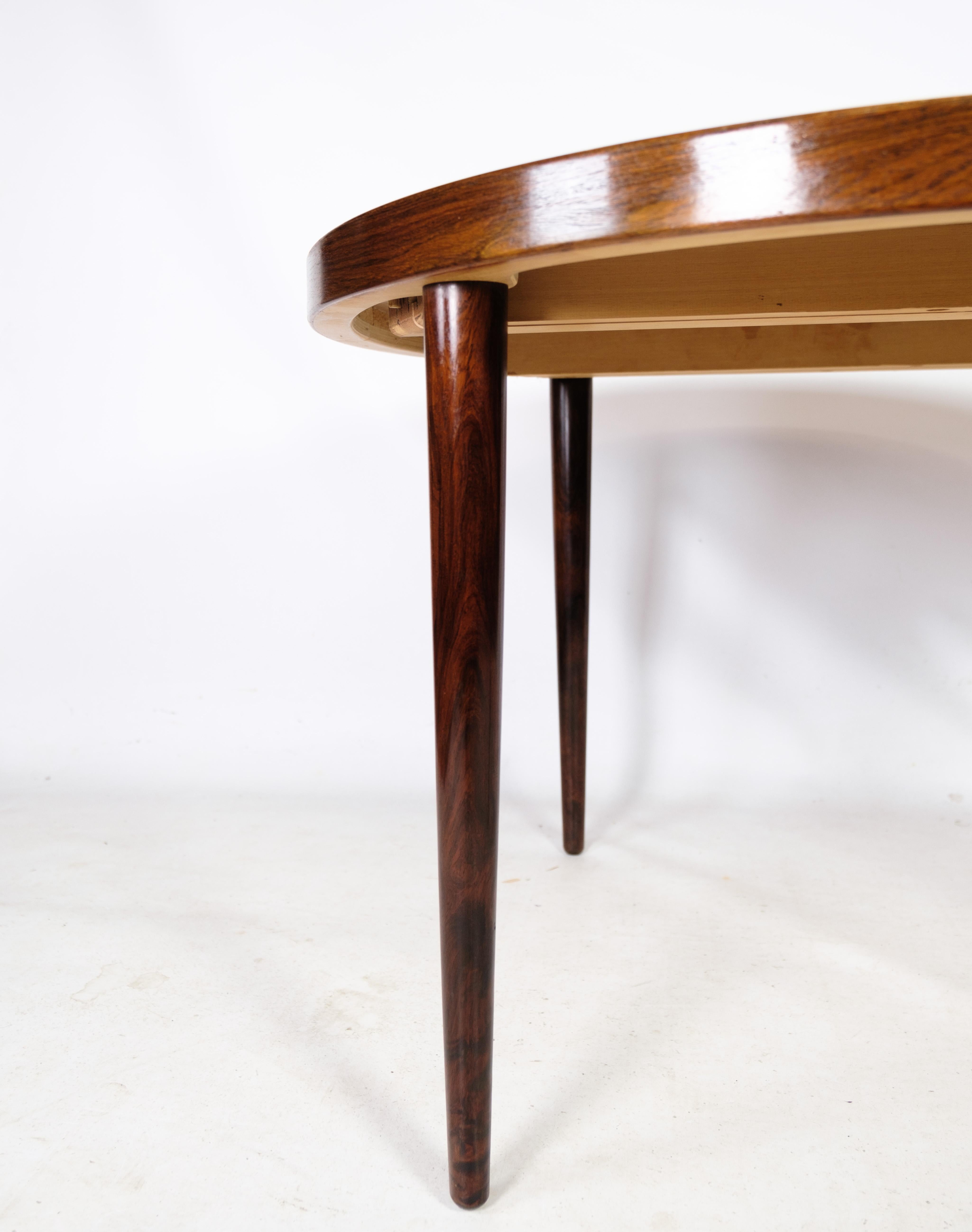 Round Dining Table, Rosewood, Omann Junior, Danish Design, 1960 For Sale 2