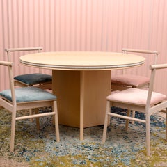 Contemporary White Oak and Marble Dining Table - Esstisch SMORE