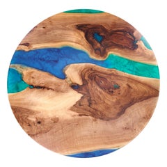 Round Dining Table Walnut Wood Dining Room Table Contemporary Round Dining Table