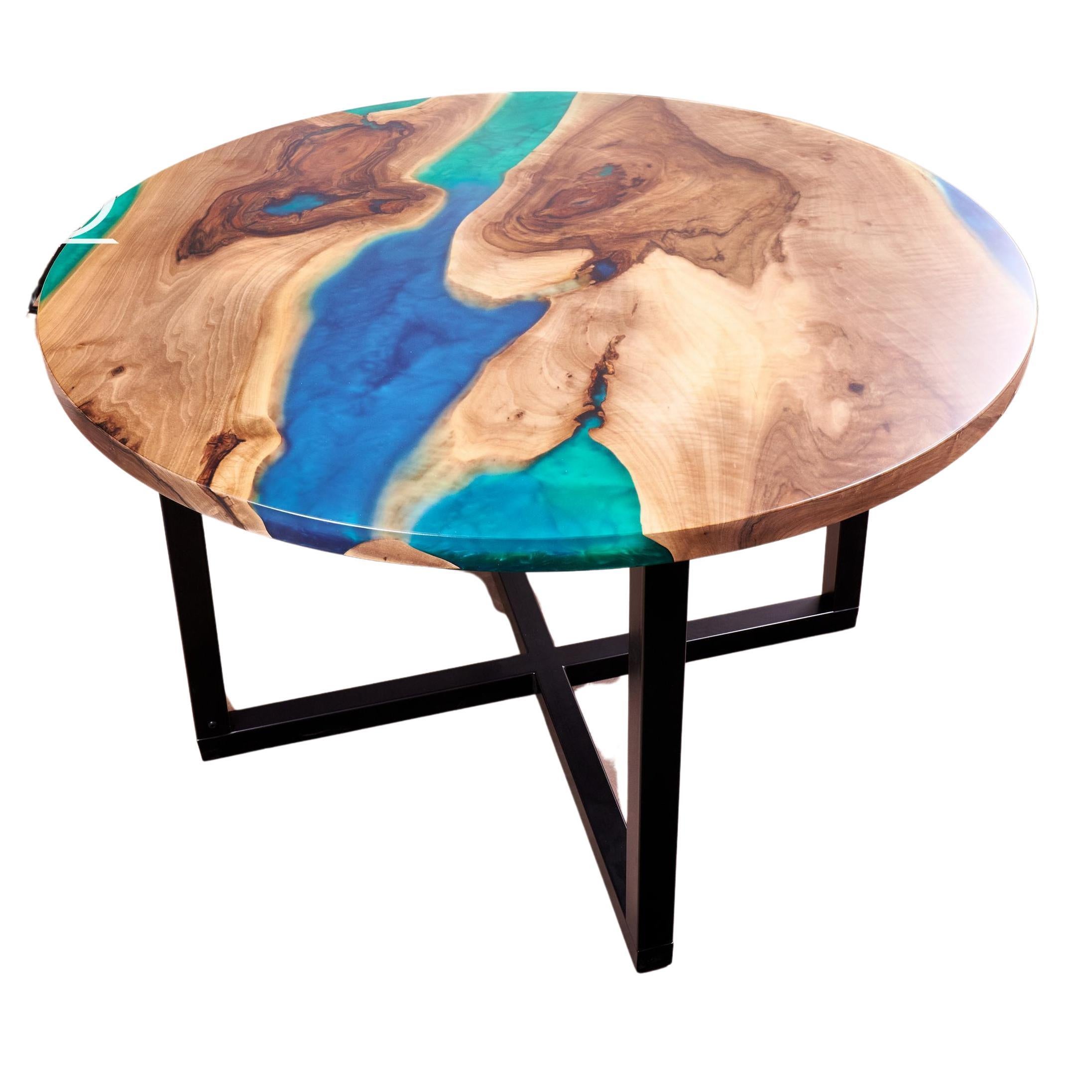 Round Dining Table Walnut Wood Dining Room Table Contemporary Round Dining Table
