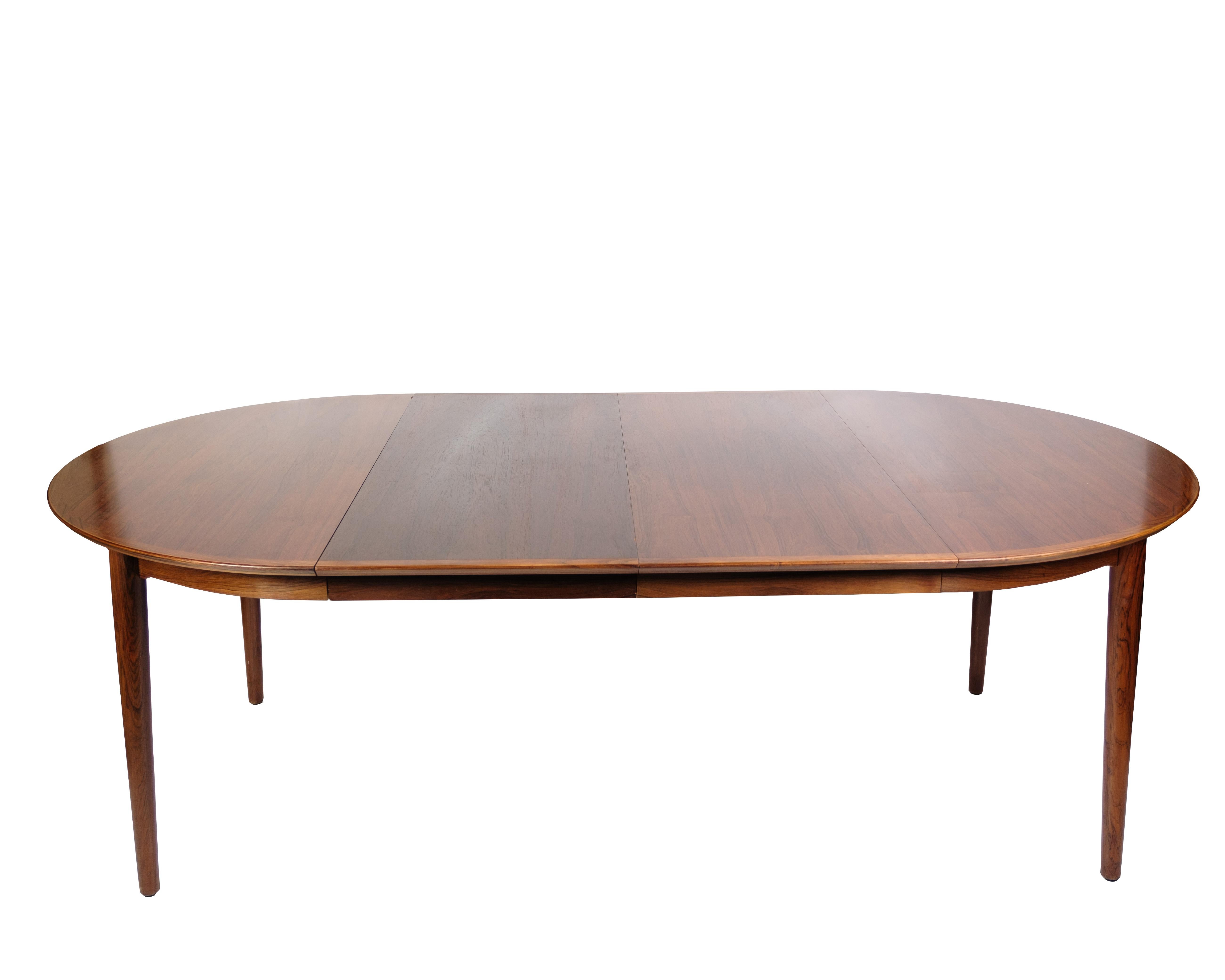 Round Dining Table  Made In rosewood By Arne Vodder From 1960s 3