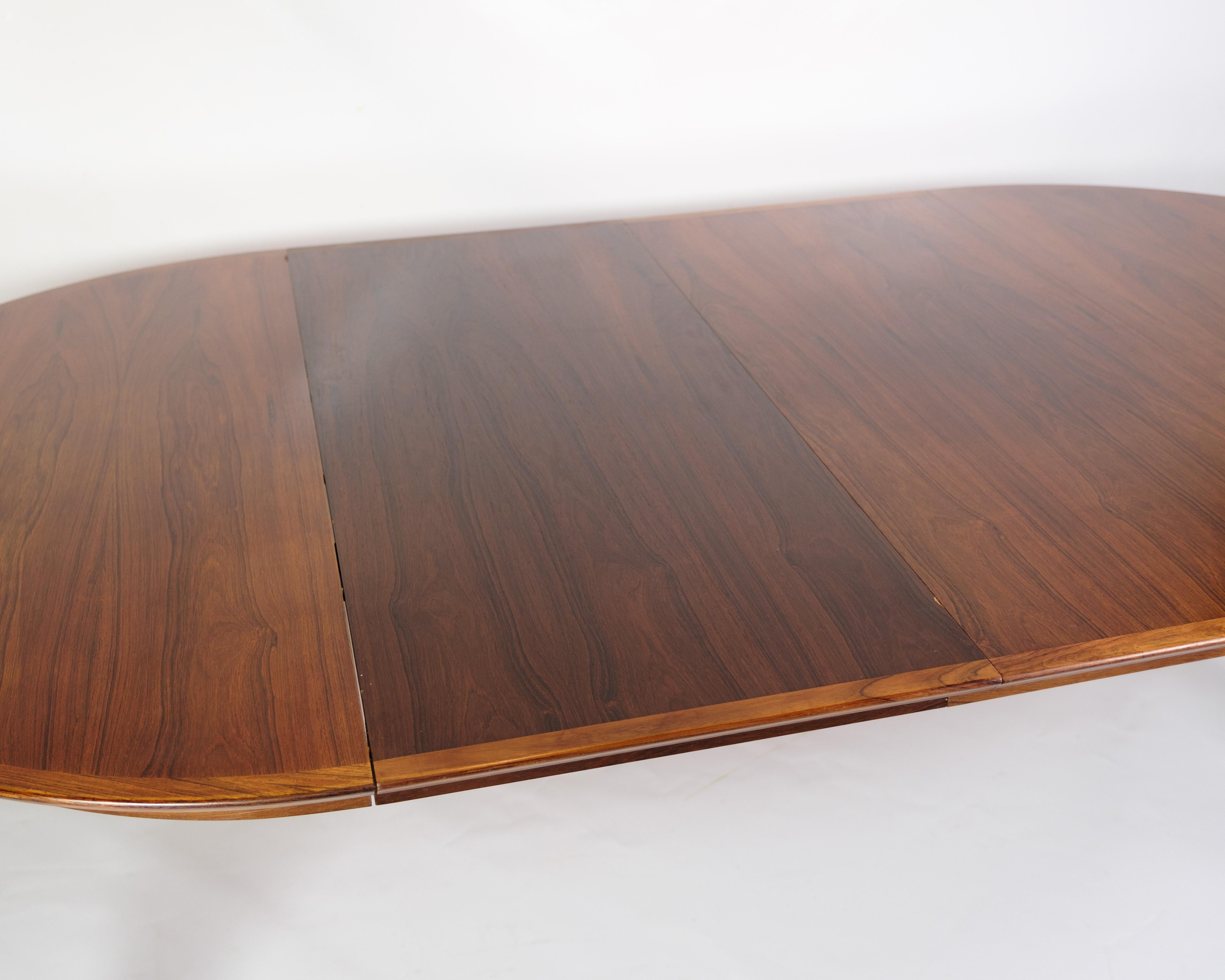 Round Dining Table  Made In rosewood By Arne Vodder From 1960s 4