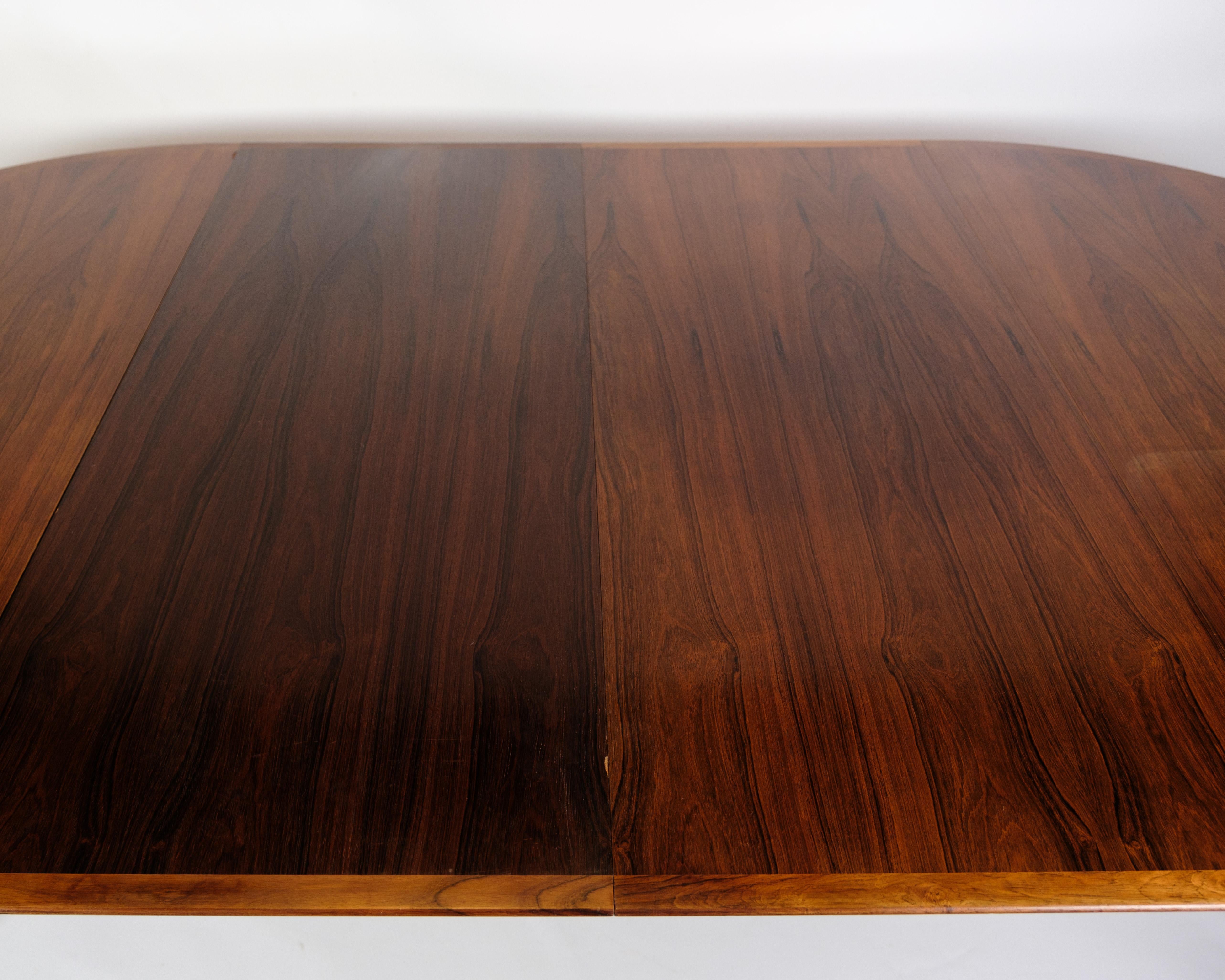 Round Dining Table  Made In rosewood By Arne Vodder From 1960s 5