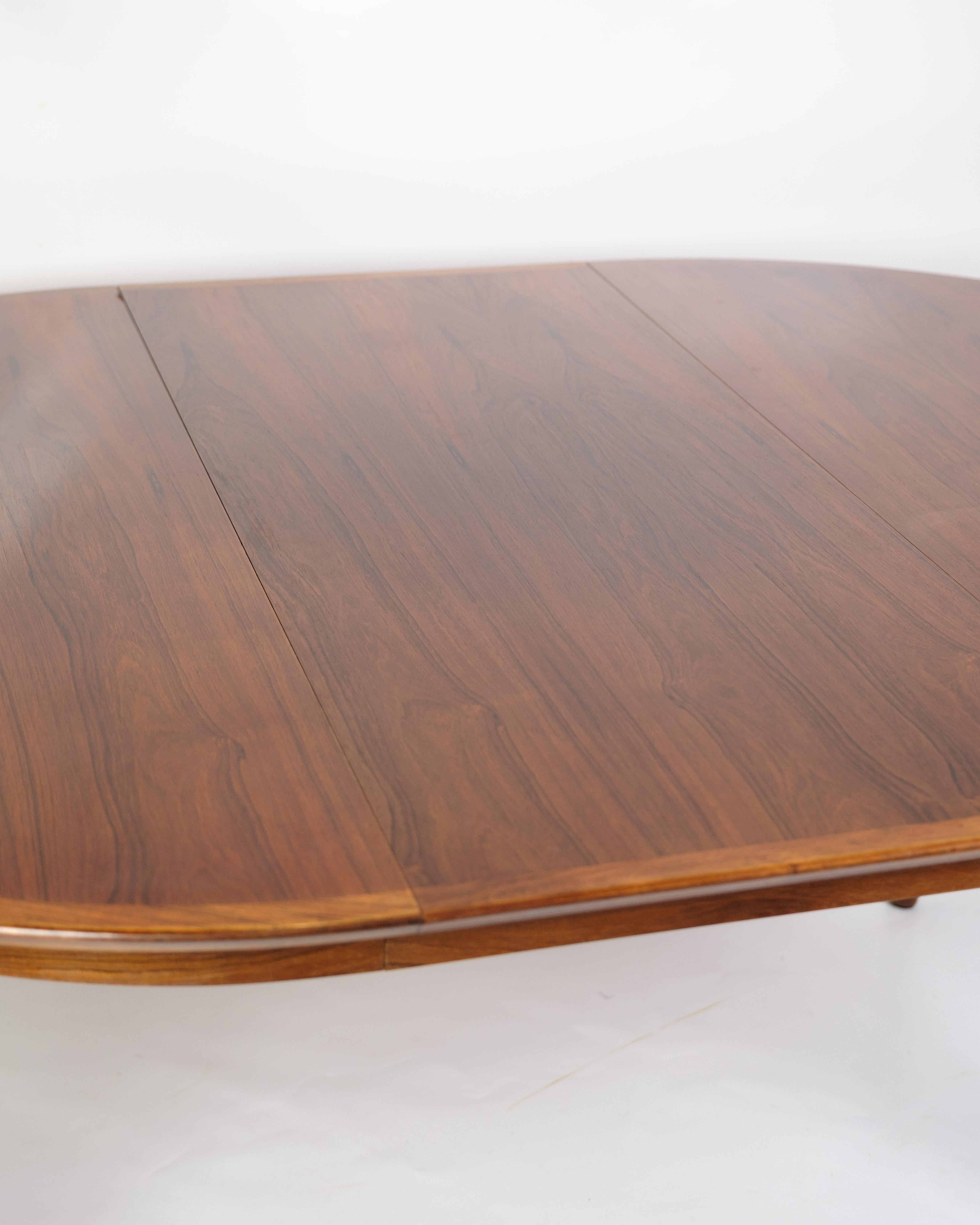 Round Dining Table  Made In rosewood By Arne Vodder From 1960s 8