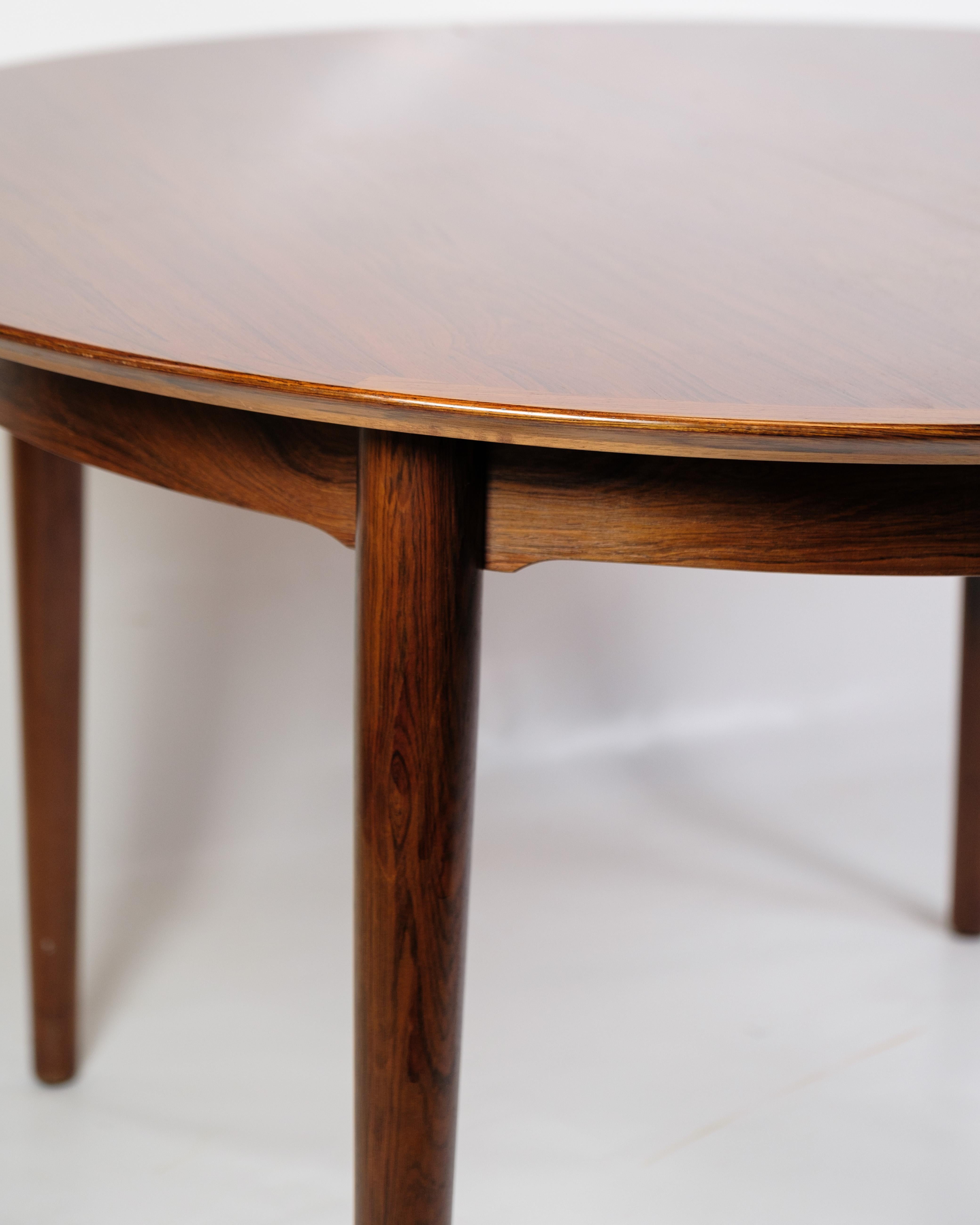 Round Dining Table  Made In rosewood By Arne Vodder From 1960s In Good Condition In Lejre, DK