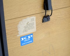 Tavolo da pranzo rotondo con allunga in Oak di Kurt Østervig per K.K. Furniture