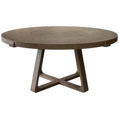 Tavolo da pranzo rotondo con Lazy Susan 160cm Interlock By André Fu Living