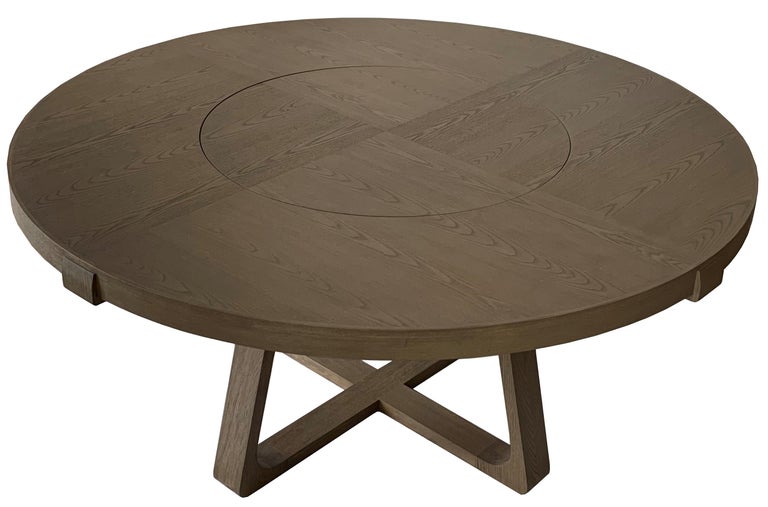 Round Dining Table With Lazy Susan, Round Dining Table For 10 With Lazy Susan