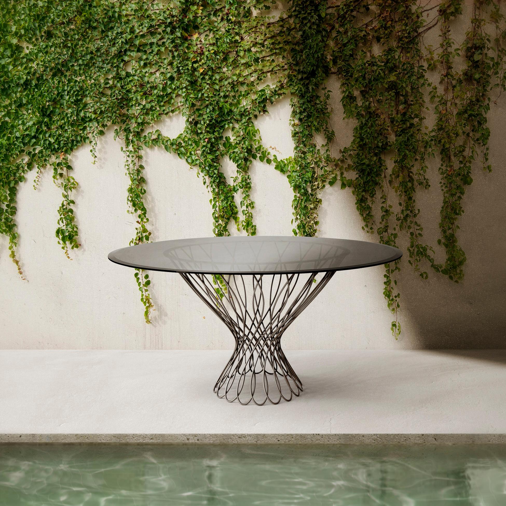 Contemporary Round Dinning Table, 