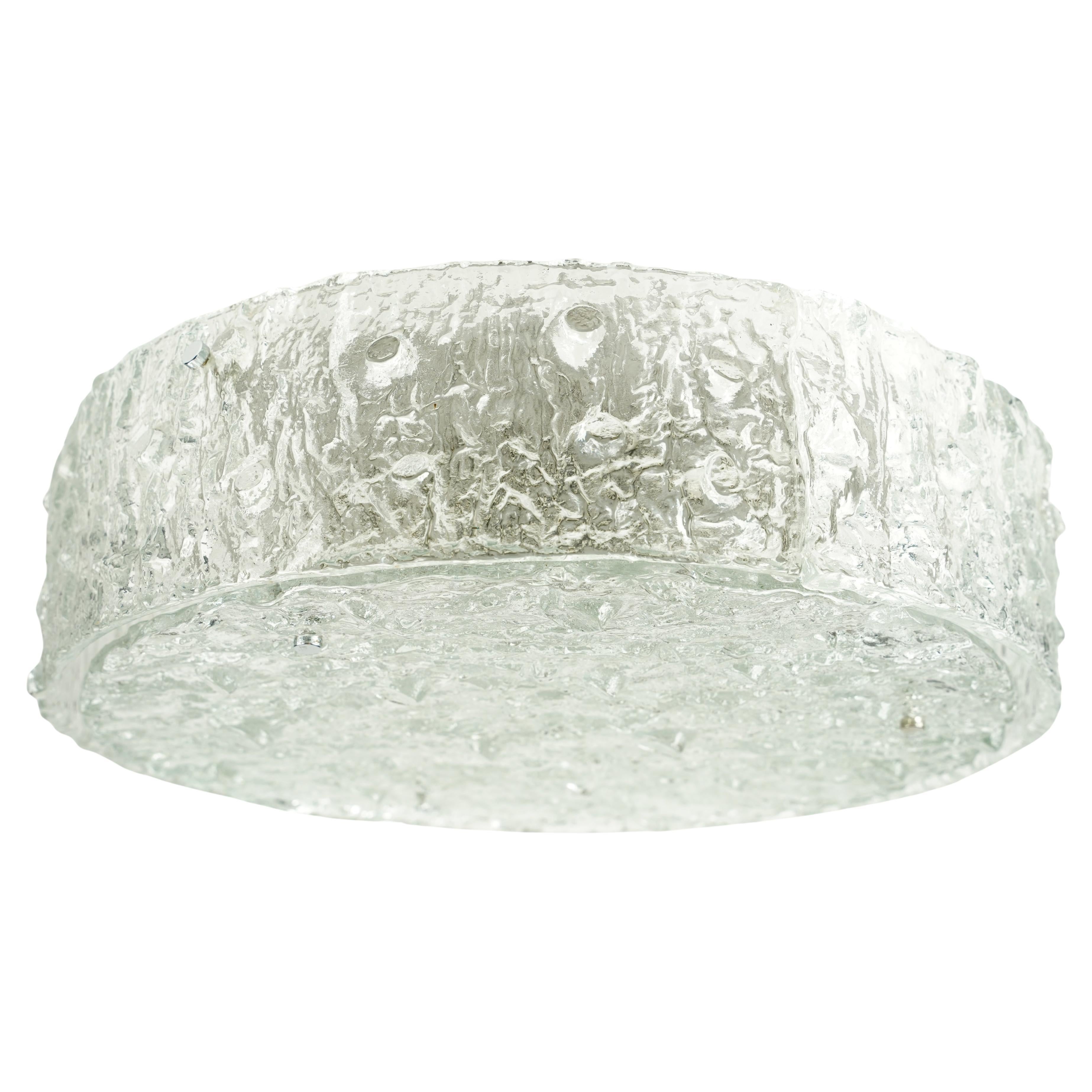 Monture encastrée Kaiser ronde en forme de tambour par Kaiser, Allemagne, années 1960