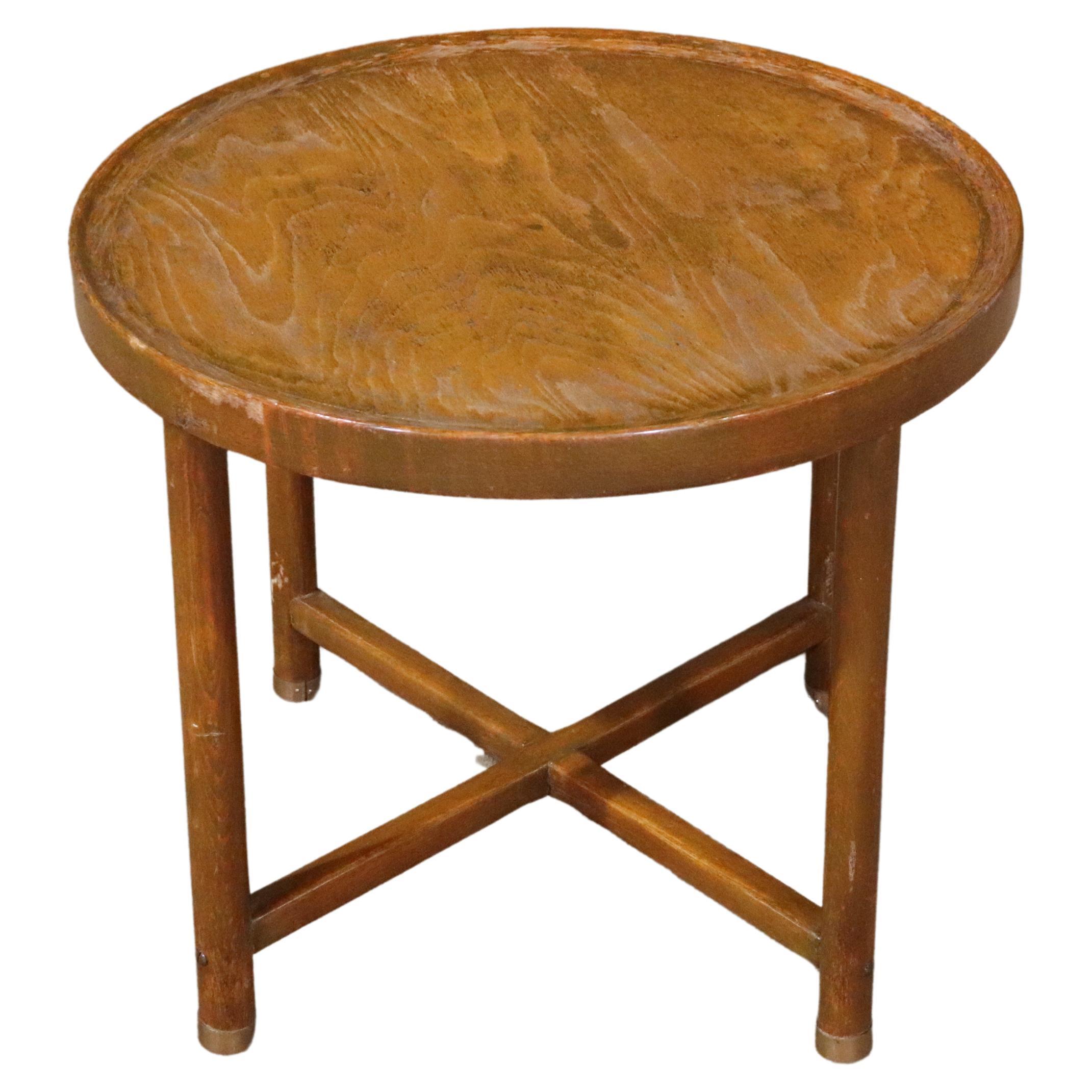 Round Dunbar Style Table For Sale
