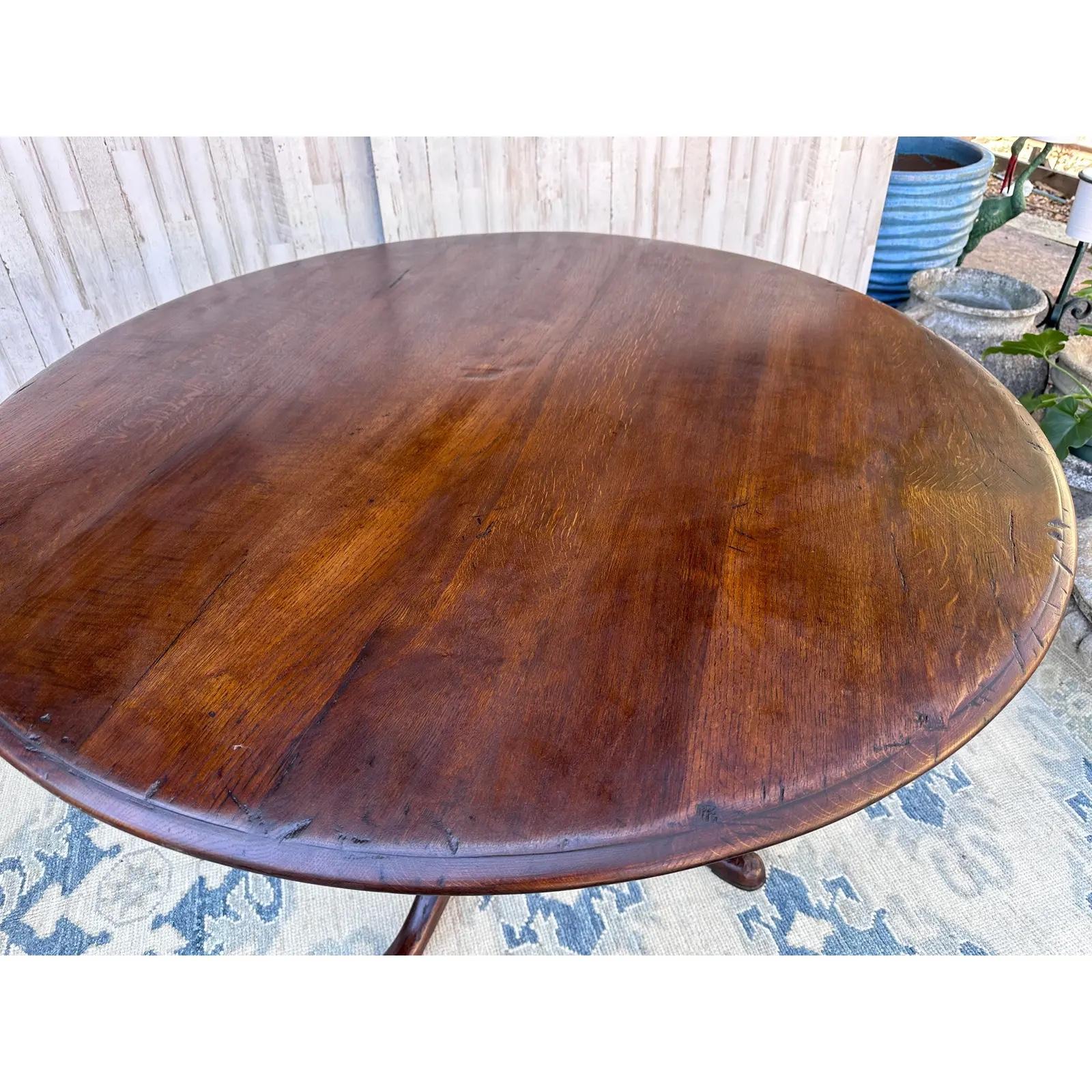Round English Breakfast Table For Sale 1
