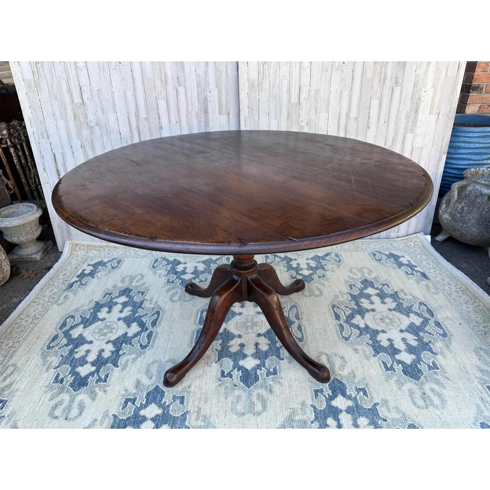 Round English Breakfast Table For Sale 3
