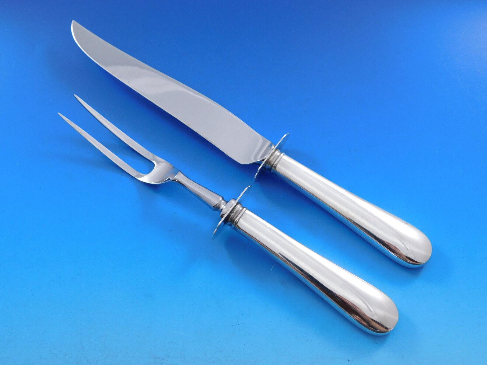 Round English by James Robinson Sterling Silver Flatware Set Dinner 126 pieces en vente 1