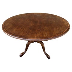 Round English Dining Table