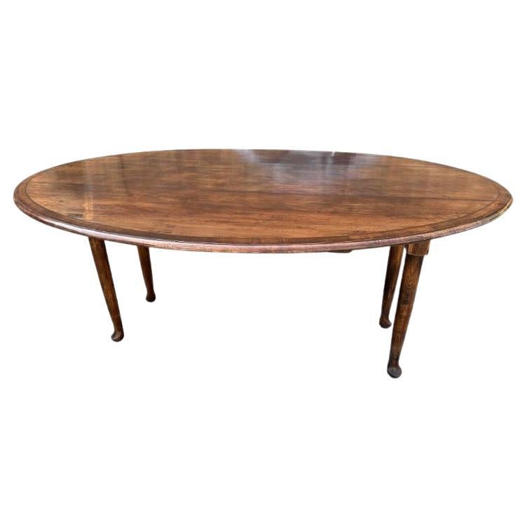 Oval English Dining Table For Sale