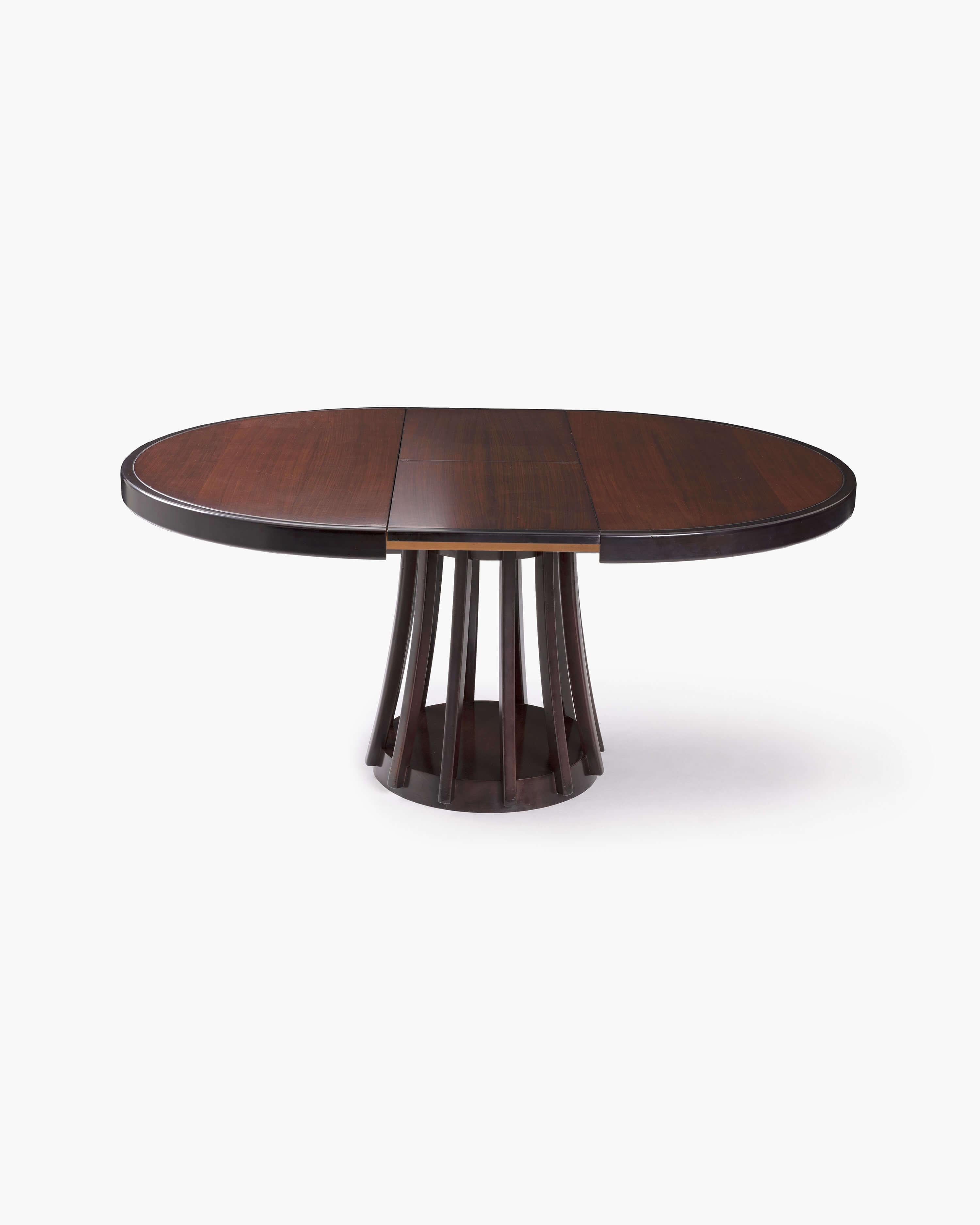 Art Deco Programma S11 Extending Dining Table by Angelo Mangiarotti, Italy, 1972