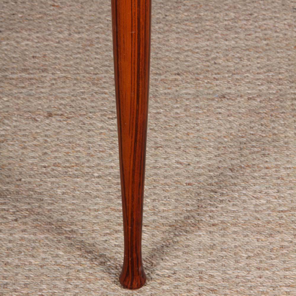 Table de salle à manger ronde en bois extensible, 1960 en vente 3