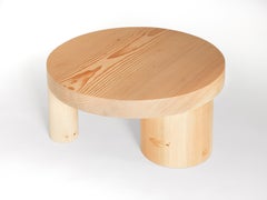 Tavolo rotondo in abete