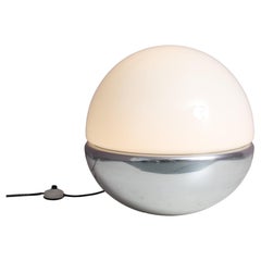 Round Floor or Table Lamp by Doria Leuchten, Germany 1970