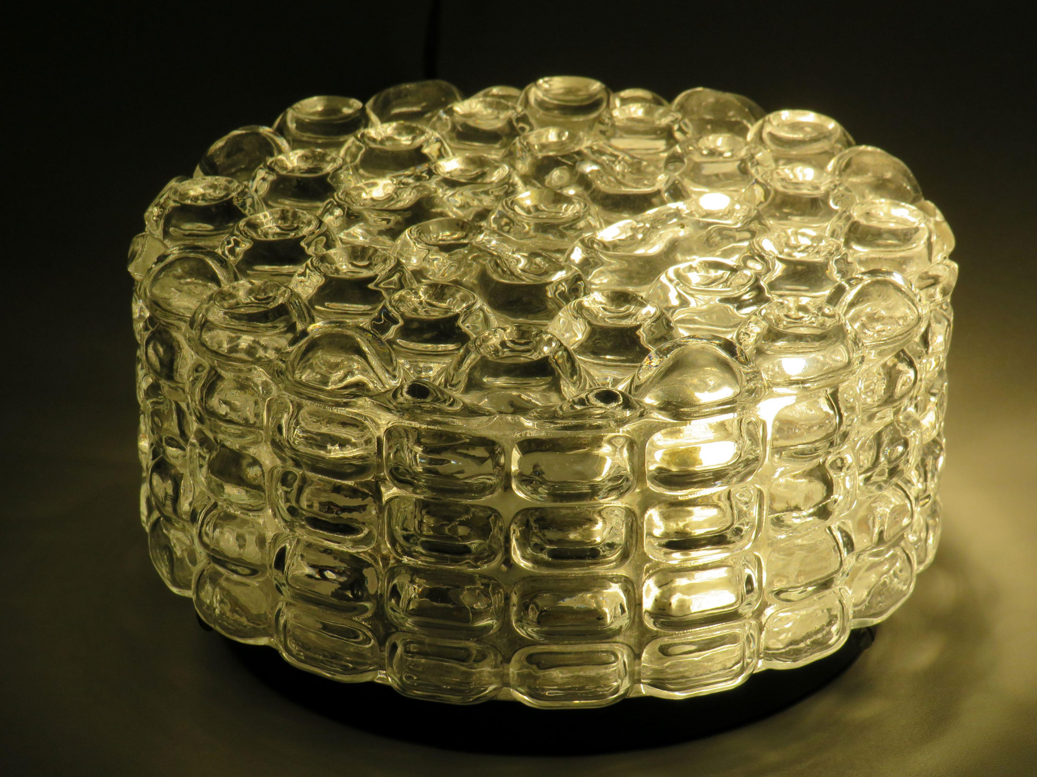 Round flush mount/ sconce by Erco, Germany 1960s For Sale 2