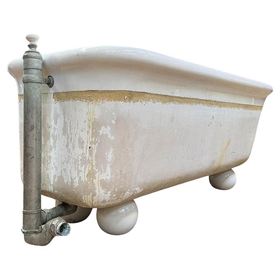 Round Foot Bathtub, circa 1900