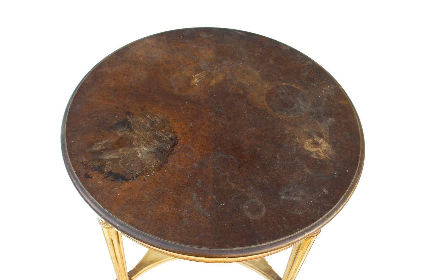 American Round French Style End Table by John Widdicomb
