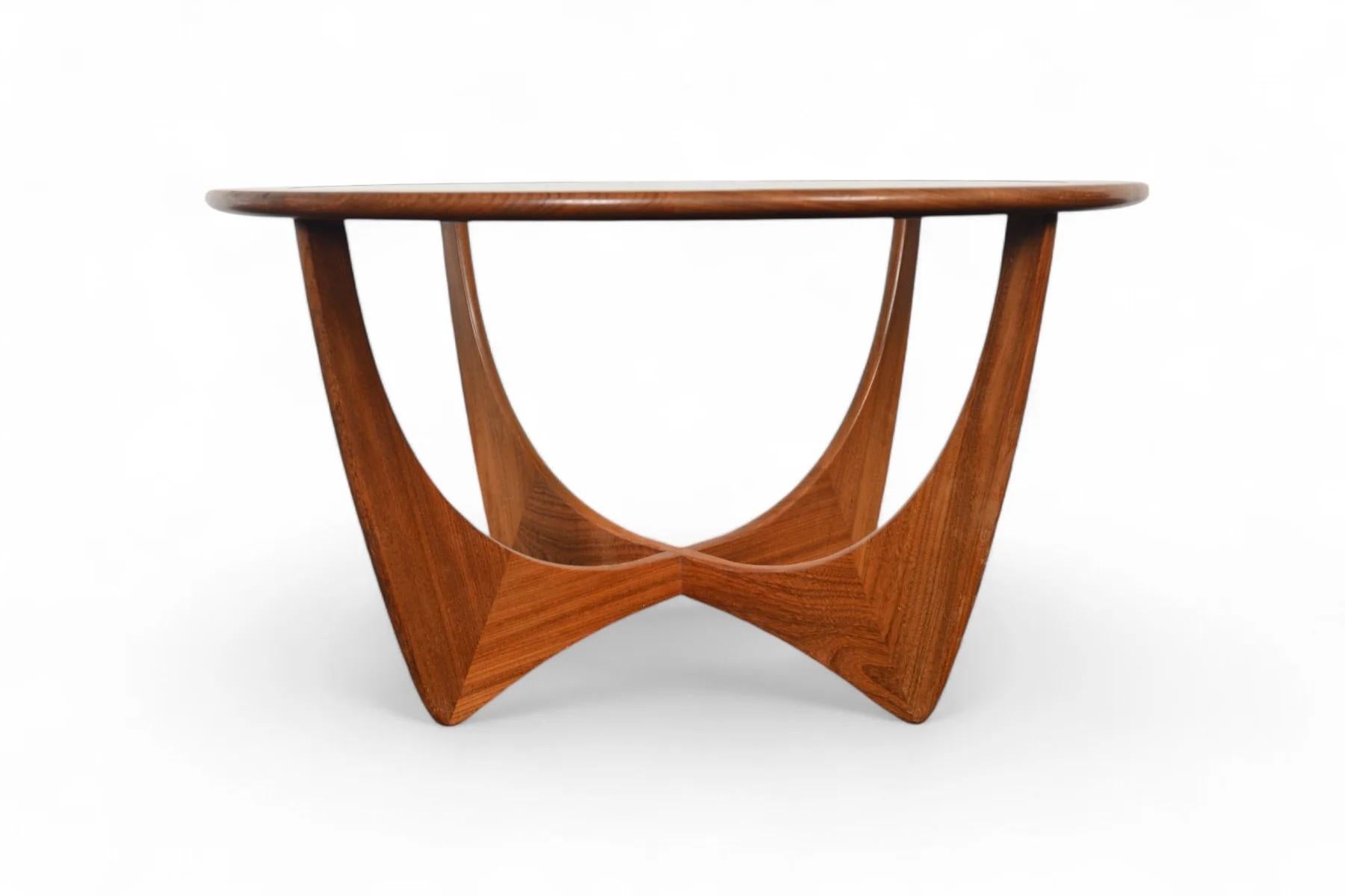 Verre Table basse Astro Round G Plan #3 en vente