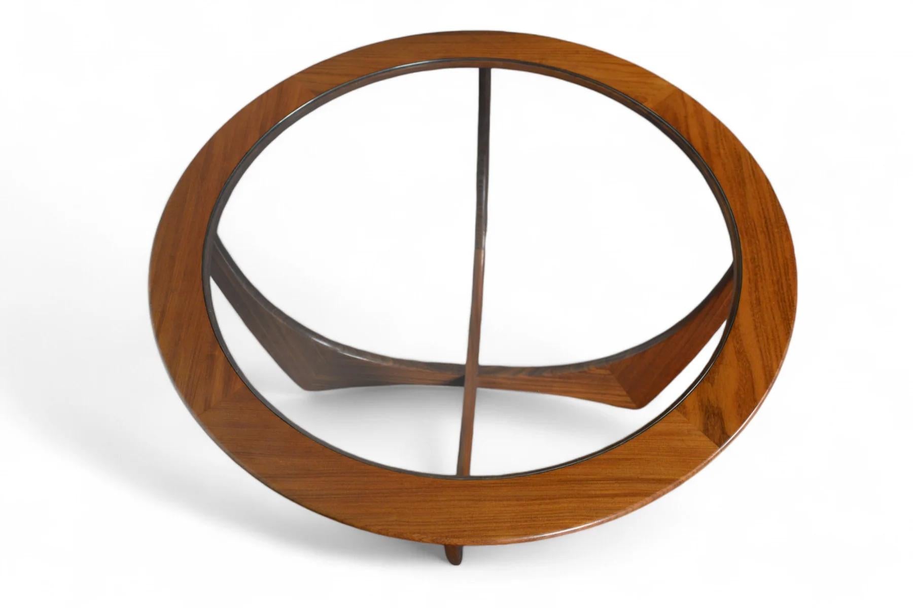 English Round G Plan Astro Coffee Table in Afromosia #1 For Sale