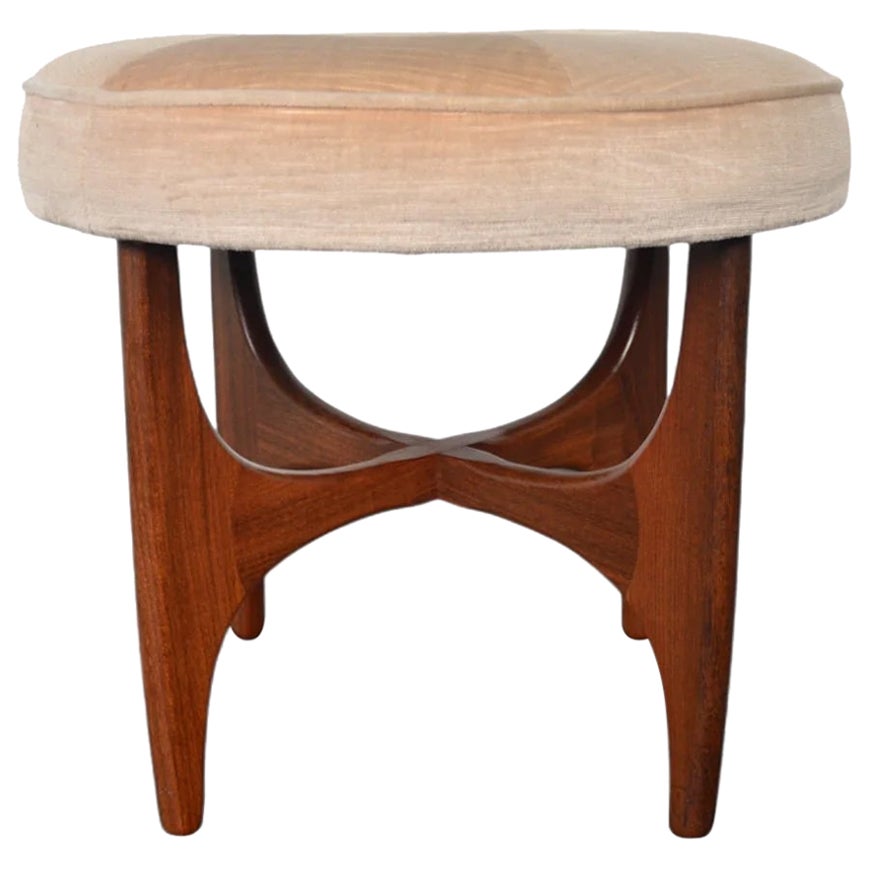 Runder G Plan Astro-Ottoman in Afromosia #4 im Angebot