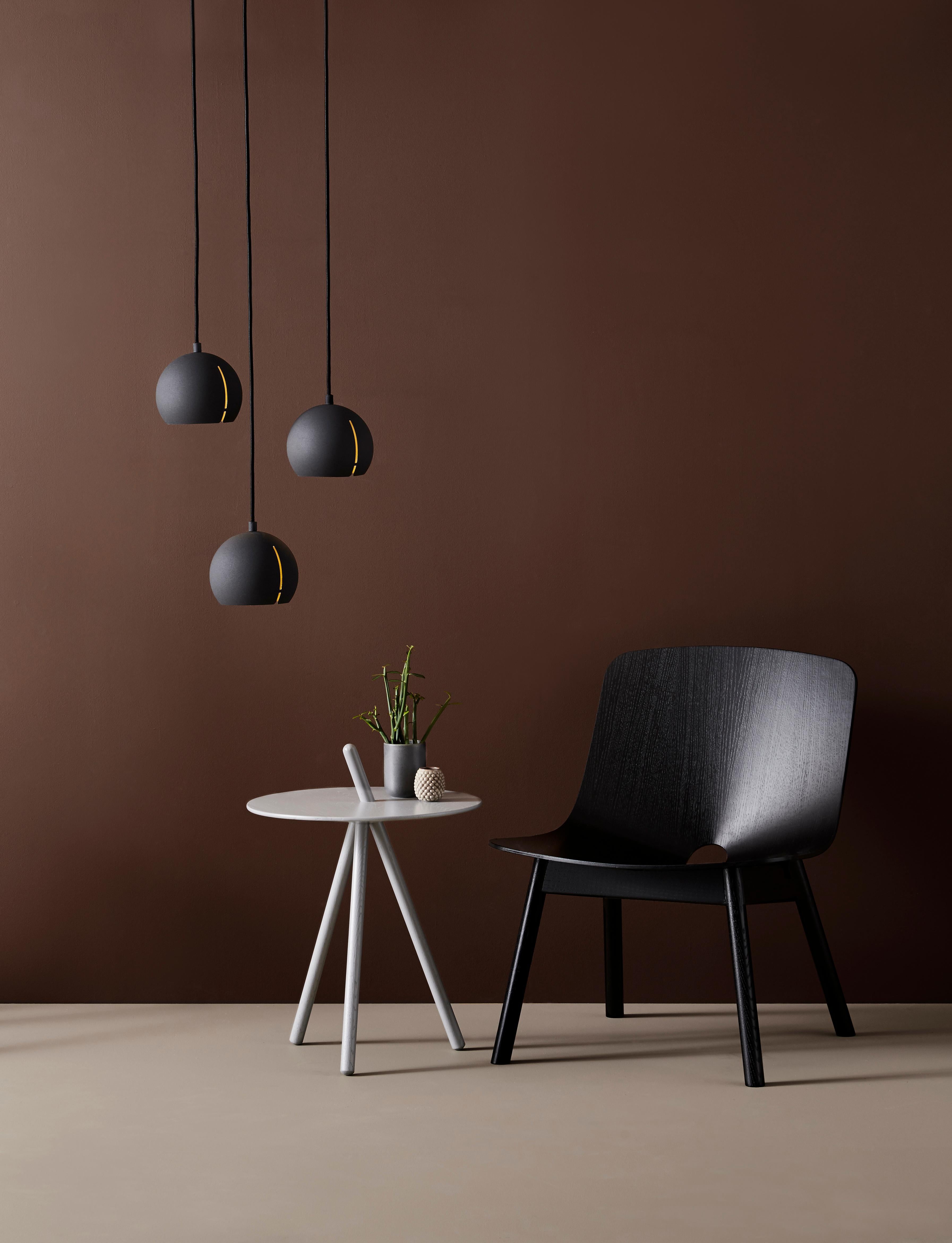 Danish Round Gap Pendant Lamp by Nur Design For Sale