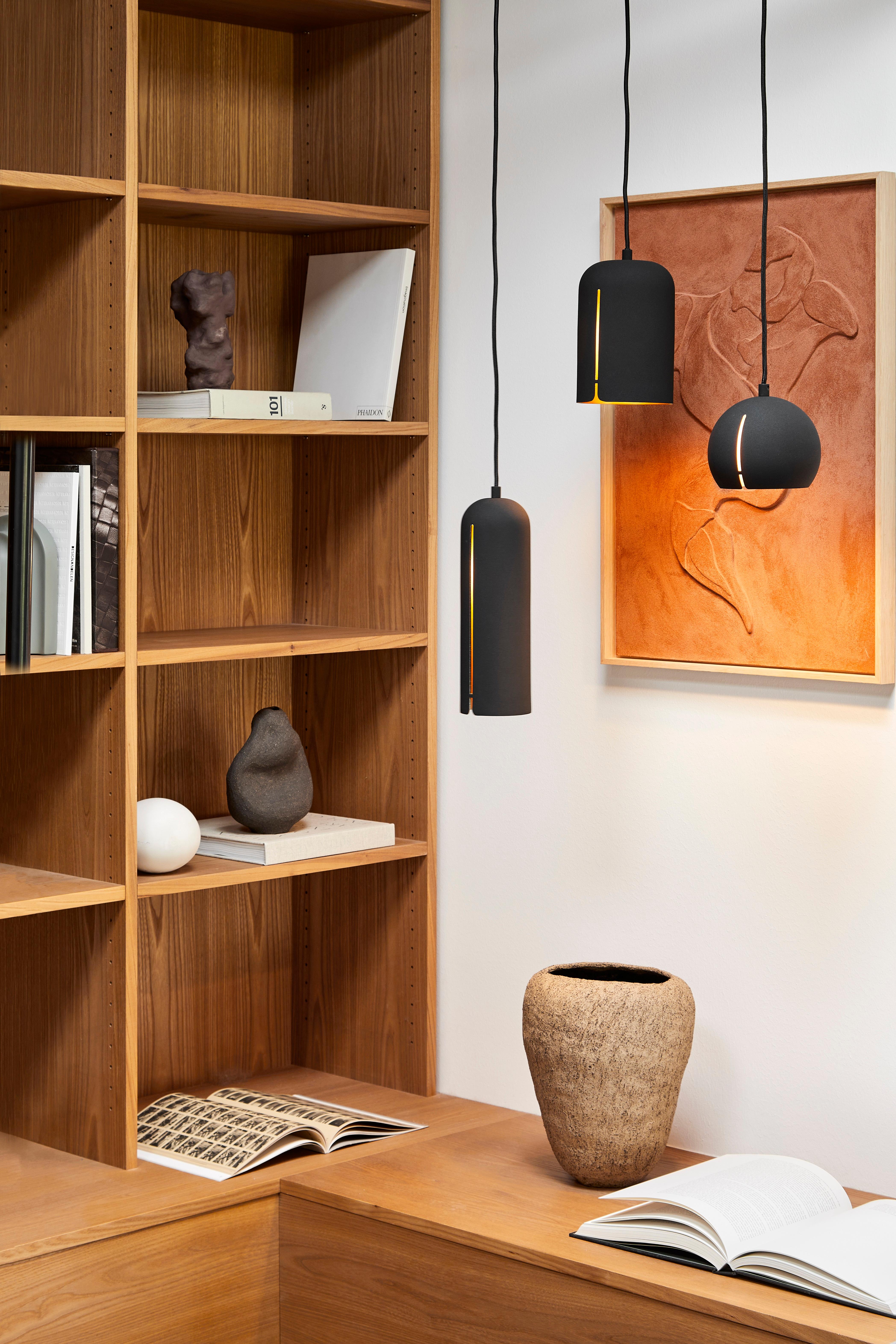 XXIe siècle et contemporain Lampe à suspension ronde Gap de Nur Design en vente